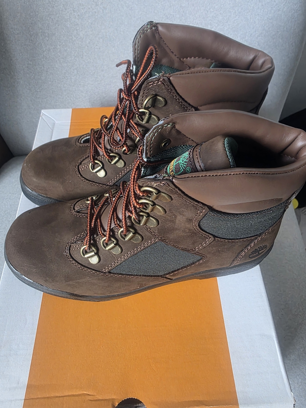 Timberland Brown Leather Hiking Boots